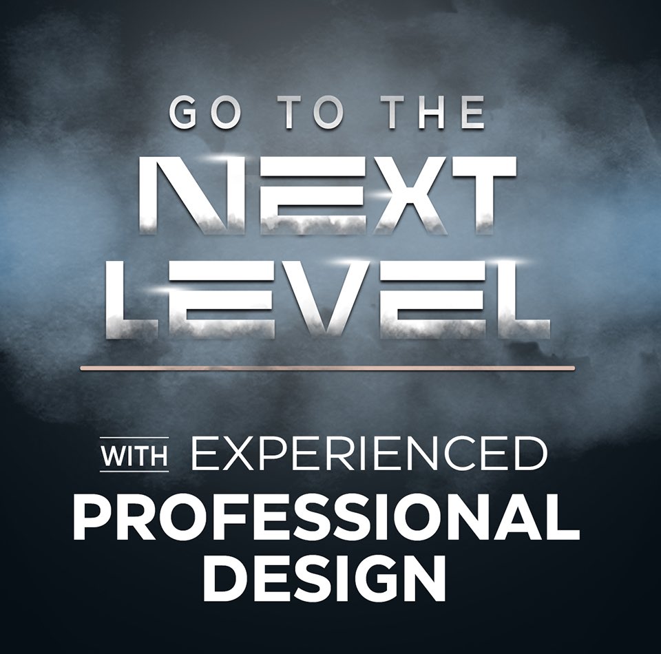 Go to the next level with experienced professional design