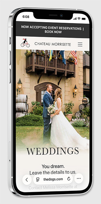 Dingee Law website smartphone mockup