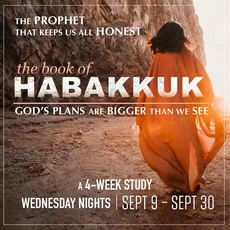 Habakkuk Bible Study ad for Salem Baptist Church