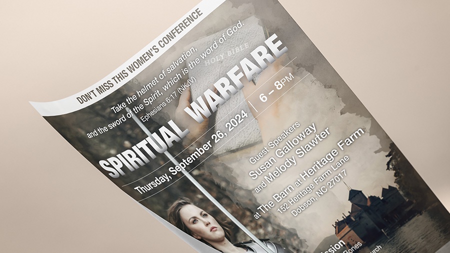Flyer print design