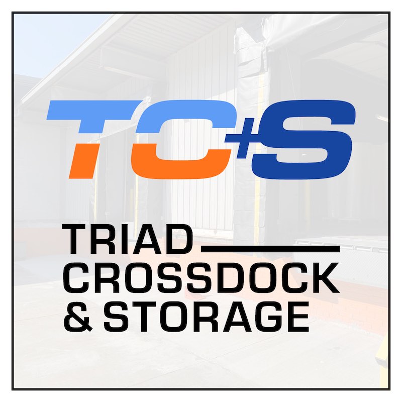 Triad Crossdock and Storage website design poster image
