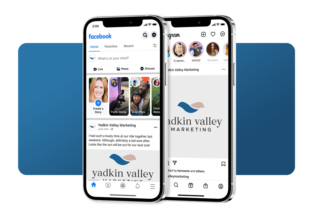 Yadkin Valley Marketing Social Media Facebook Instagram Design North Carolina